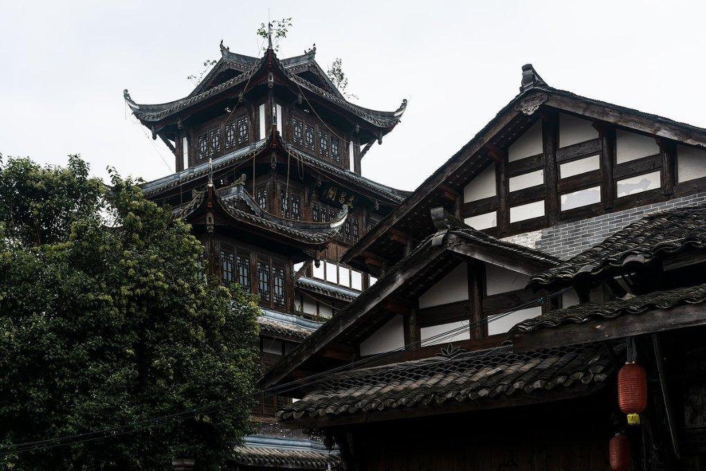 拥堵的停车场